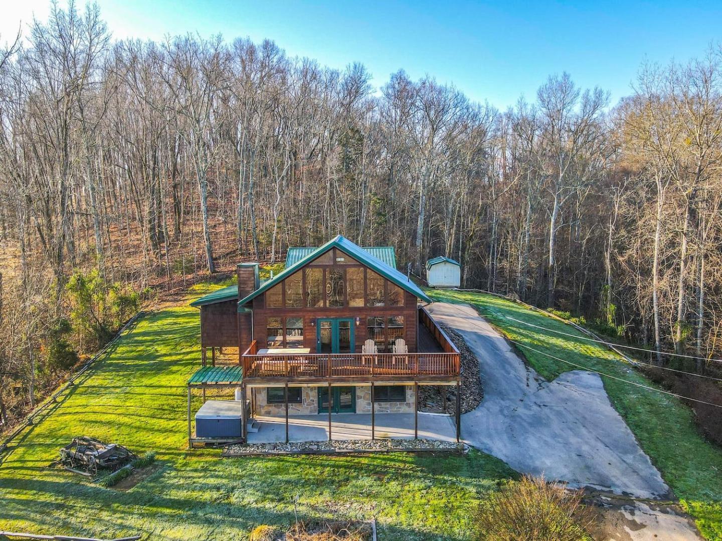 Dog Friendly! Views! Hot Tub! Close To Pf! Gsmnp Sevierville Exterior photo